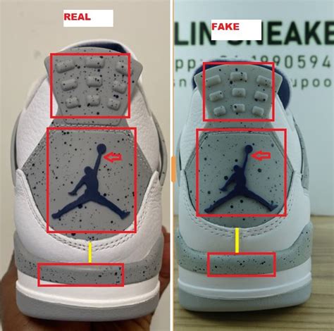 fake midnight navy shoes|Jordan 4 Legit Check: How To Spot FAKE vs REAL.